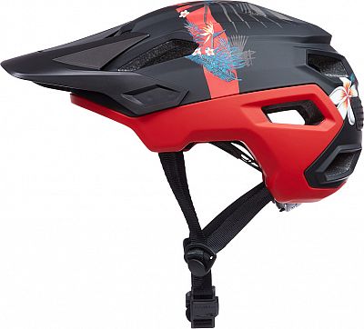 ONeal Trailfinder Rio S22, Fahrradhelm - Schwarz/Rot/Blau - L/XL von ONeal