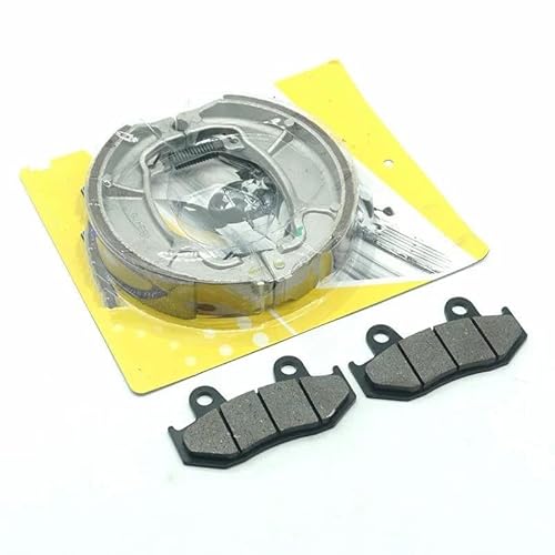 OOPUHKSY Für NES125 2000-2006 SES125 SES150 Für Dylan 125 150 2002 2003 2004 2005 2006 2007 Roller Vorne Hinten Bremsbeläge Schuhe Set Kit Motorradzubehör(Front Rear Set) von OOPUHKSY