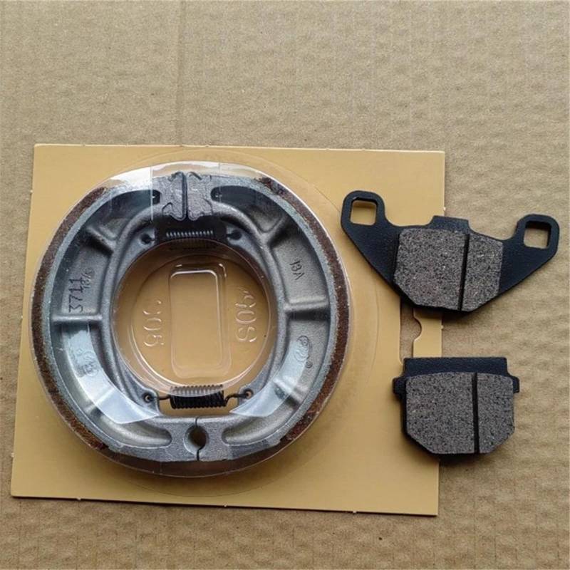 OOPUHKSY Motorrad-Bremsbeläge, Hinterradbremsbackensatz Für Suzuki Für Haojue VR 150ccm VR150 HJ150T-19 HJ150T-19A, Ersatzteile Motorradzubehör(Full set) von OOPUHKSY