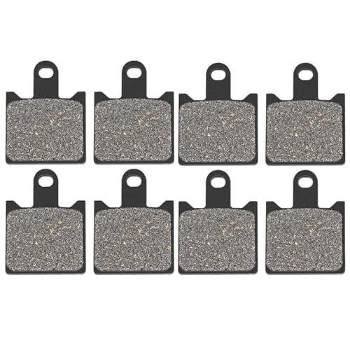 OOPUHKSY Motorrad-Bremsbeläge Vorne Und Hinten Für Kawasaki ZX6R ZX600 ZX600P ZX600R 2007–2014 ZX 6R 600 P R ZX-6R Motorradzubehör(2 Pairs Front) von OOPUHKSY