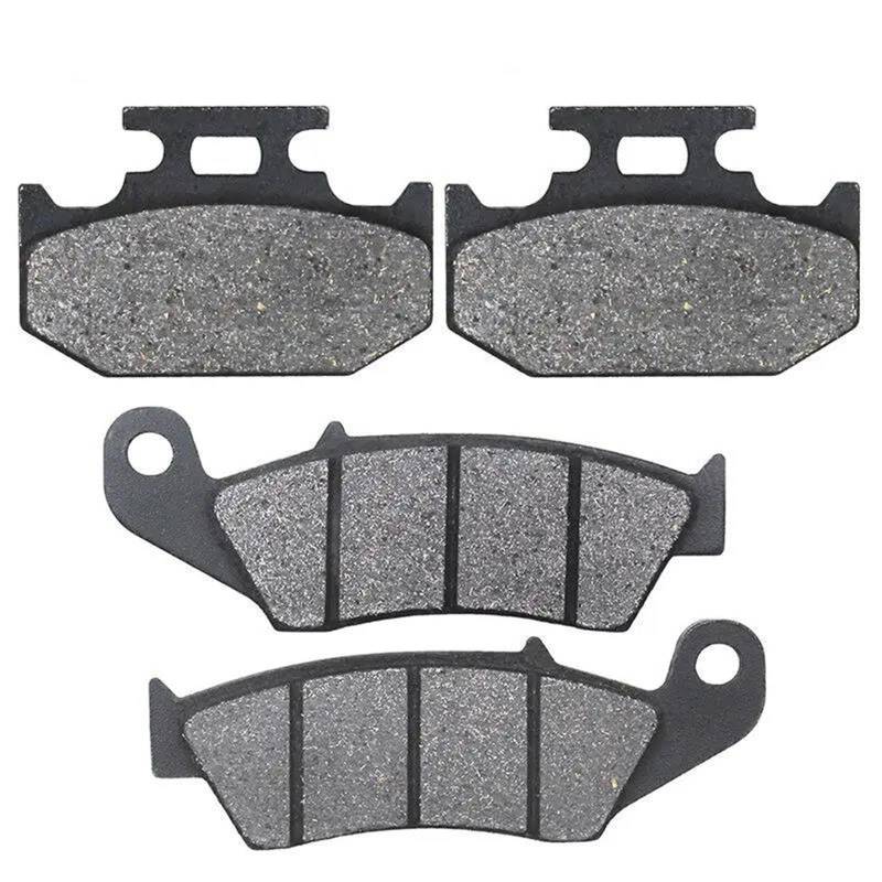 OOPUHKSY Motorrad Vorne Und Hinten Bremsbeläge Für KAWASAKI KX125K1 KDX200H KDX220R KLX250R KX250K1 KX500 KLX650R KLX650C 93-96 Motorradzubehör(Front and Rear) von OOPUHKSY
