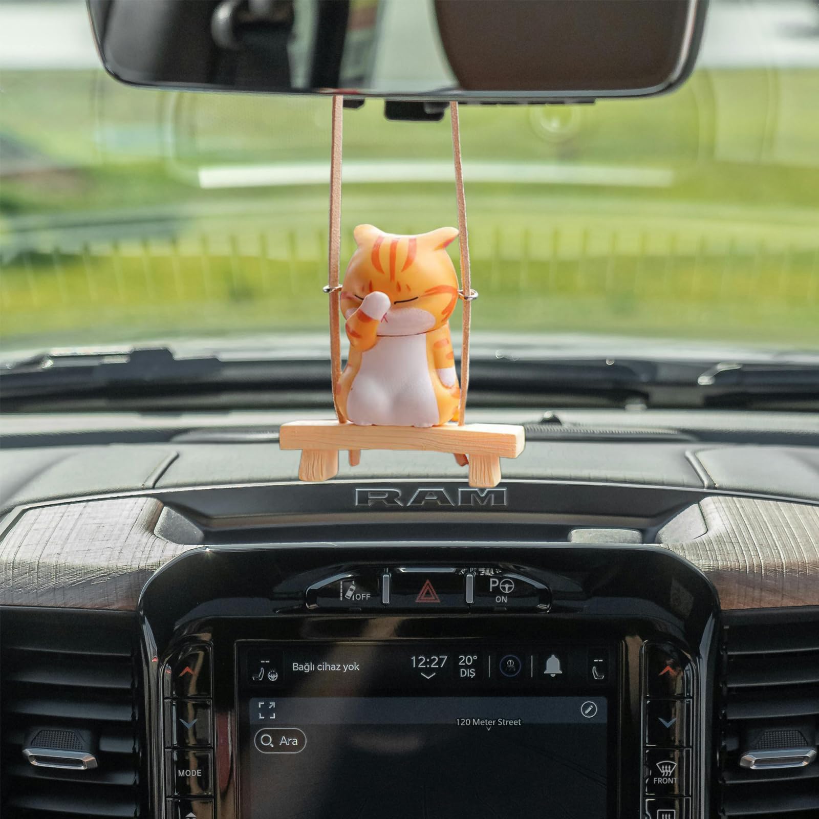 OOTSR Katze Auto Anhänger Spiegel zum Aufhängen kreative Anhänger für Rückspiegel Miniatur Auto Dekoration Geschenk Hängendes Zubehör für den Autoinnenraum OOTSR Katze Auto Anhänger Spiegel zum Aufhängen kreative Anhänger für Rückspiegel Miniatur Auto Dekoration Geschenk Hängendes Zubehör für den Autoinnenraum von OOTSR