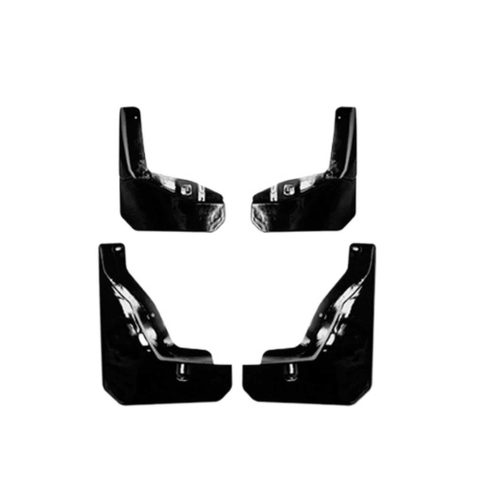 4 PCS Schmutzfänger Kompatibel mit BYD Leopard 8 2025 Zubehör Auto Flap Splas Spritzschutz Vorne Hinten Kotflügel Zubehör Kotflügel(Matte Black B) von OPALENDIR