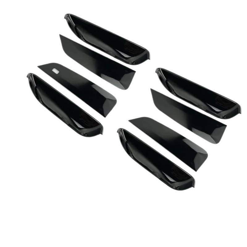 Styling-Schutz, Dekorationszubehör, Außenaufkleber, Türgriff, Seitenschüsselabdeckung, Zierrahmen, kompatibel mit BYD Seagull(Black 8Pcs) von OPALENDIR