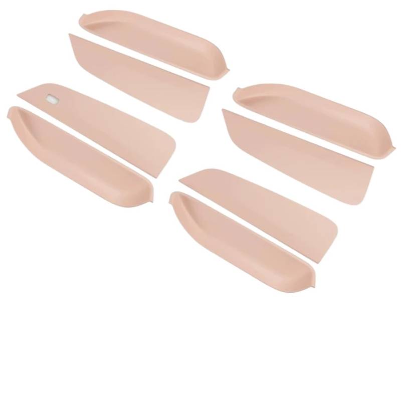 Styling-Schutz, Dekorationszubehör, Außenaufkleber, Türgriff, Seitenschüsselabdeckung, Zierrahmen, kompatibel mit BYD Seagull(Pink 8Pcs) von OPALENDIR