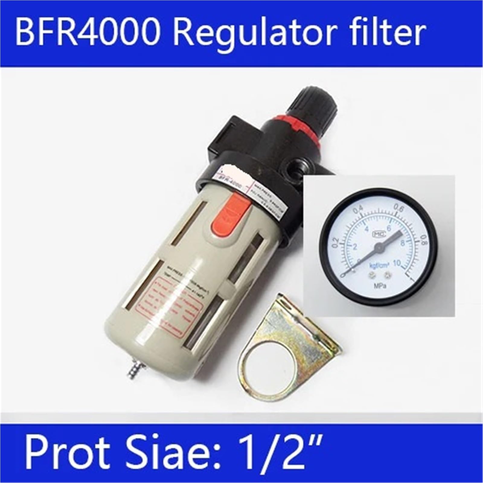 1/2" pneumatische Behandlungseinheit BFR4000, Luftfilter-Druckregler(Mpa and kgf cm2) von OPEUSLIEV