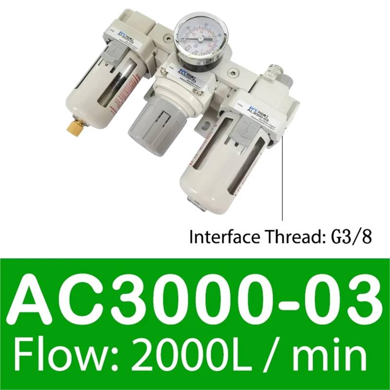 AC2000-02 AC3000-03D AC4000-04D Luftprozessorregler Kompressorfilter Überdruckventil Sanlian-Stücke Ölabscheider(AC3000-03,Fiber filter) von OPEUSLIEV