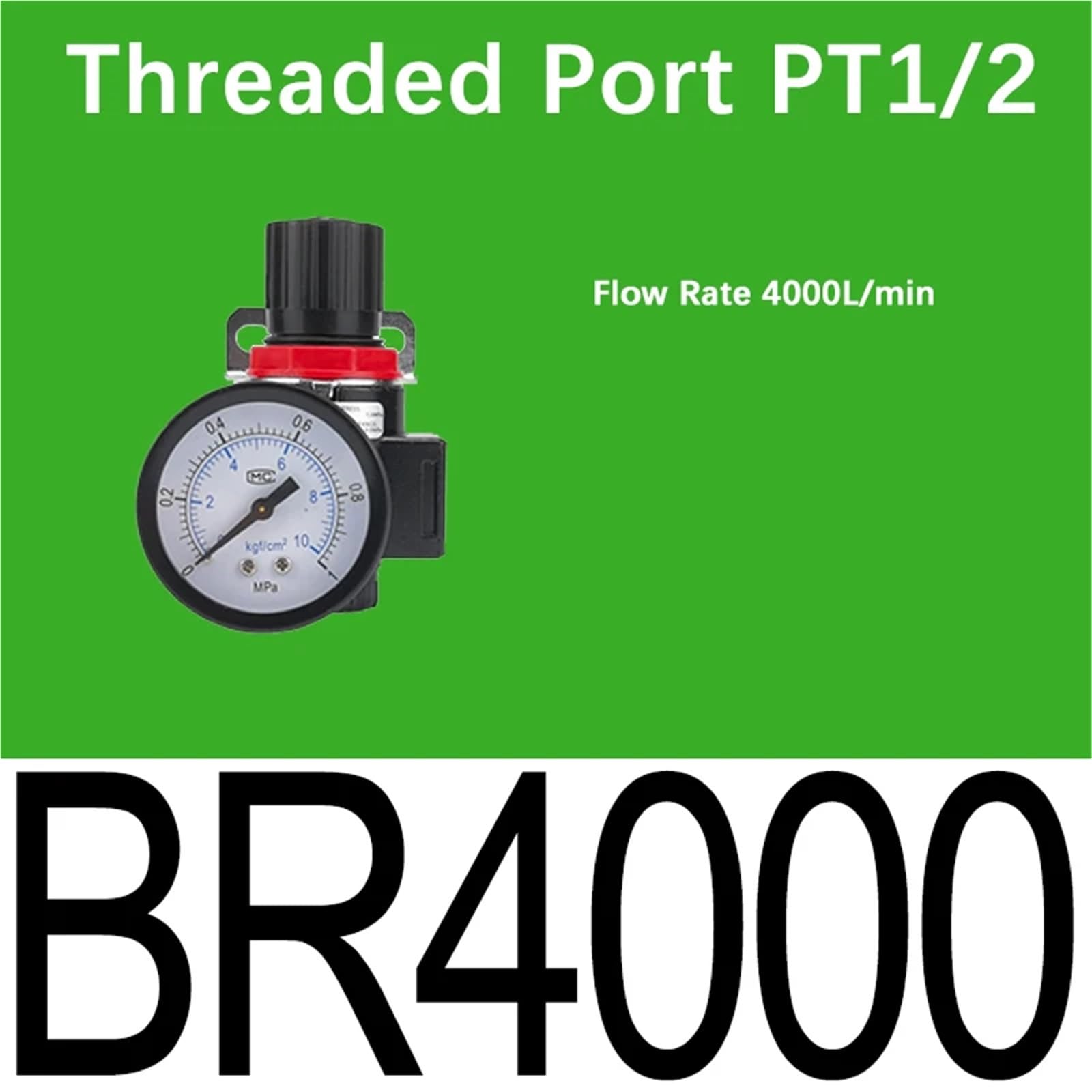AL/AR/AF/AFC200 BL/BF/BR/BFC2000 3000 4000 PT1/4 "3/8" 1/2 "Luftaufbereitung Pneumatischer Kompressor Filter Ölabscheider(BR4000,With 10mm Fitting) von OPEUSLIEV