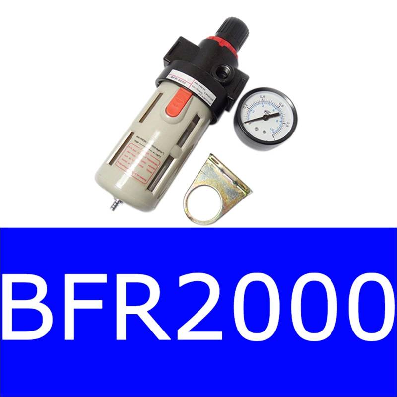 BFR2000 3000 4000 Pneumatische Behandlungseinheit Luftfilter Druckregler Kompressorfilter mit Manometer Ölabscheider(BFR2000) von OPEUSLIEV