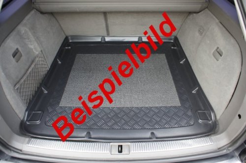 Kofferraumwanne mit Anti-Rutsch passend für Fiat Doblo II Typ263 V/5 2010- 7 Sitzer Ausschnitte fuer 3. Sitzreihe vorhanden von OPPL