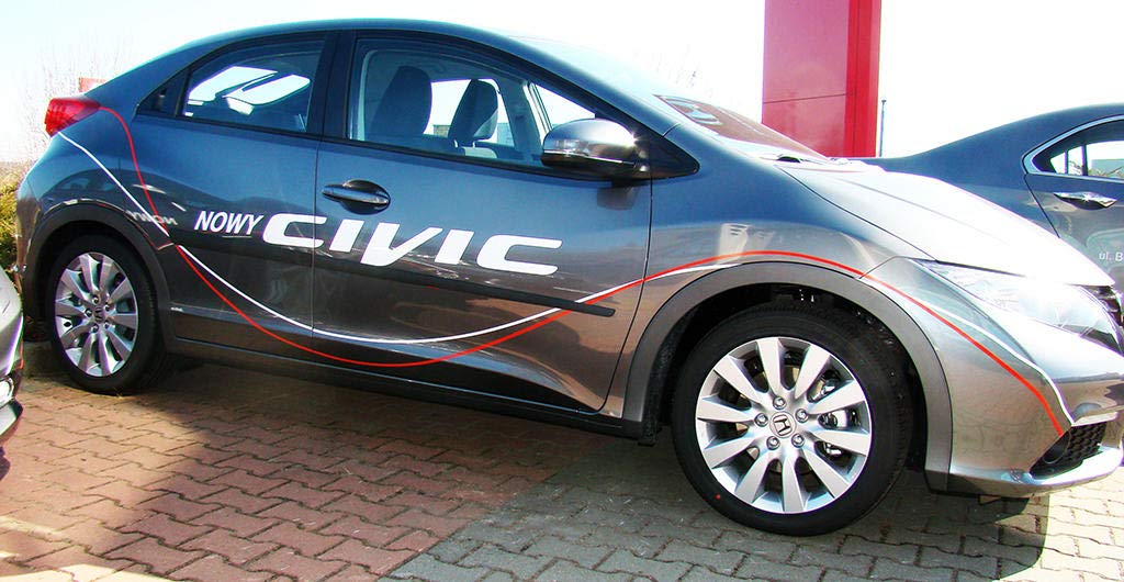 Seitenleisten für Honda Civic 9 HB/5 2012- von OPPL