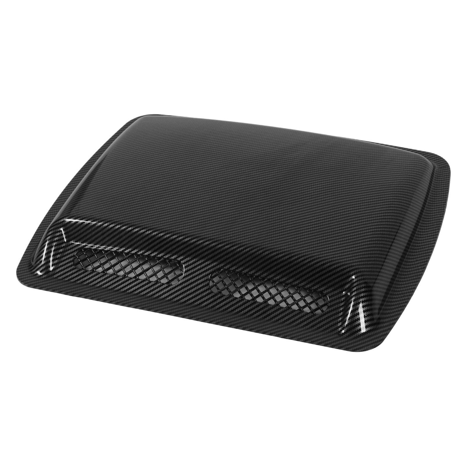 Haubenschlitze für Autos, Motorhaube Schaufel Motorhaube mit Klebeband Selbstkleber Schaufel Vent Abdeckung Luftströmungseinlass Deckt Hood Air Outlet für Autos (Kohlefaser-Stil) von OPPWONG