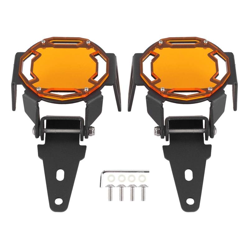 OPPWONG Nebellichtabdeckung, Aluminium -Motorrad -Nebel -Lampe -Wache Antriebsabdeckung mit Schraubdichtung für S1000XR F750GS F850GS R1200GS/ R1250GS Adventure Lc (ORANGE) von OPPWONG