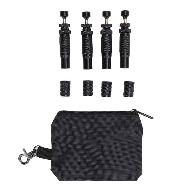 OPPWONG Reifendeflator, 4pcs Einstellbare Auto -Stop -Reifen -Deflator 10 Bis 30 Psi Range Reifen Deflatoren Offroad -Zubehör Reis Deflatoren Toleranz von + - 2 Psi für LKWs, von OPPWONG
