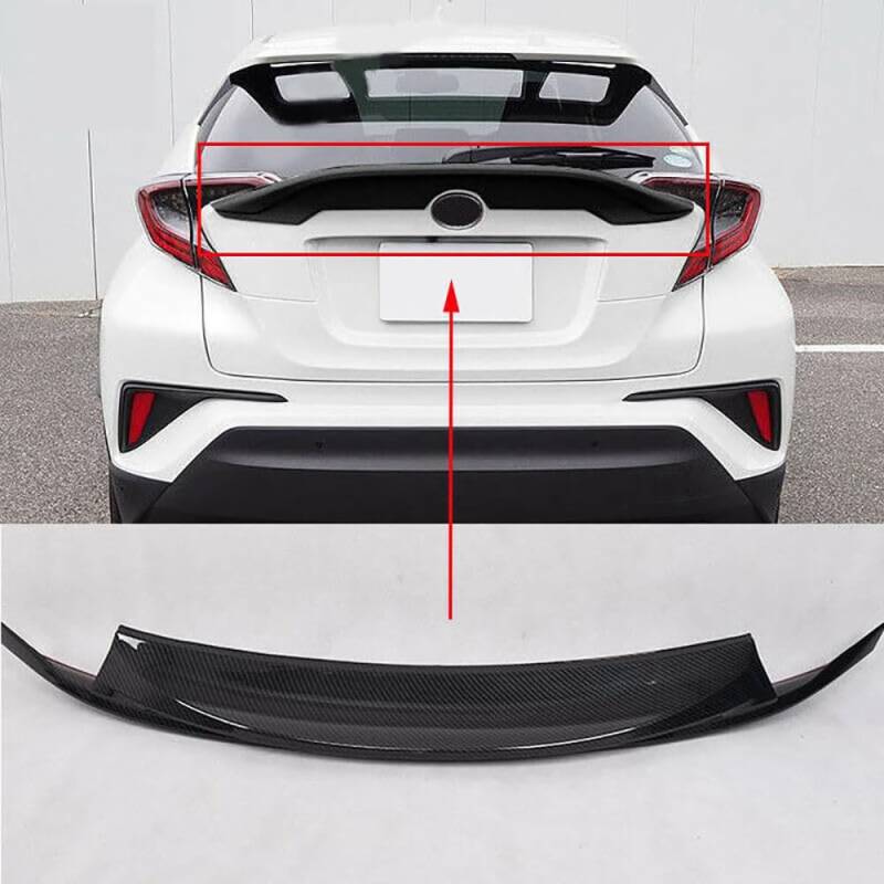 Auto Heckspoiler für C-HR CHR 2016-2019,ABS Heckflügel Lippe Spoiler KofferraumSpoiler Flügel Luftwiderstand reduzieren Styling Karosserie Anbauteile von OPSREY