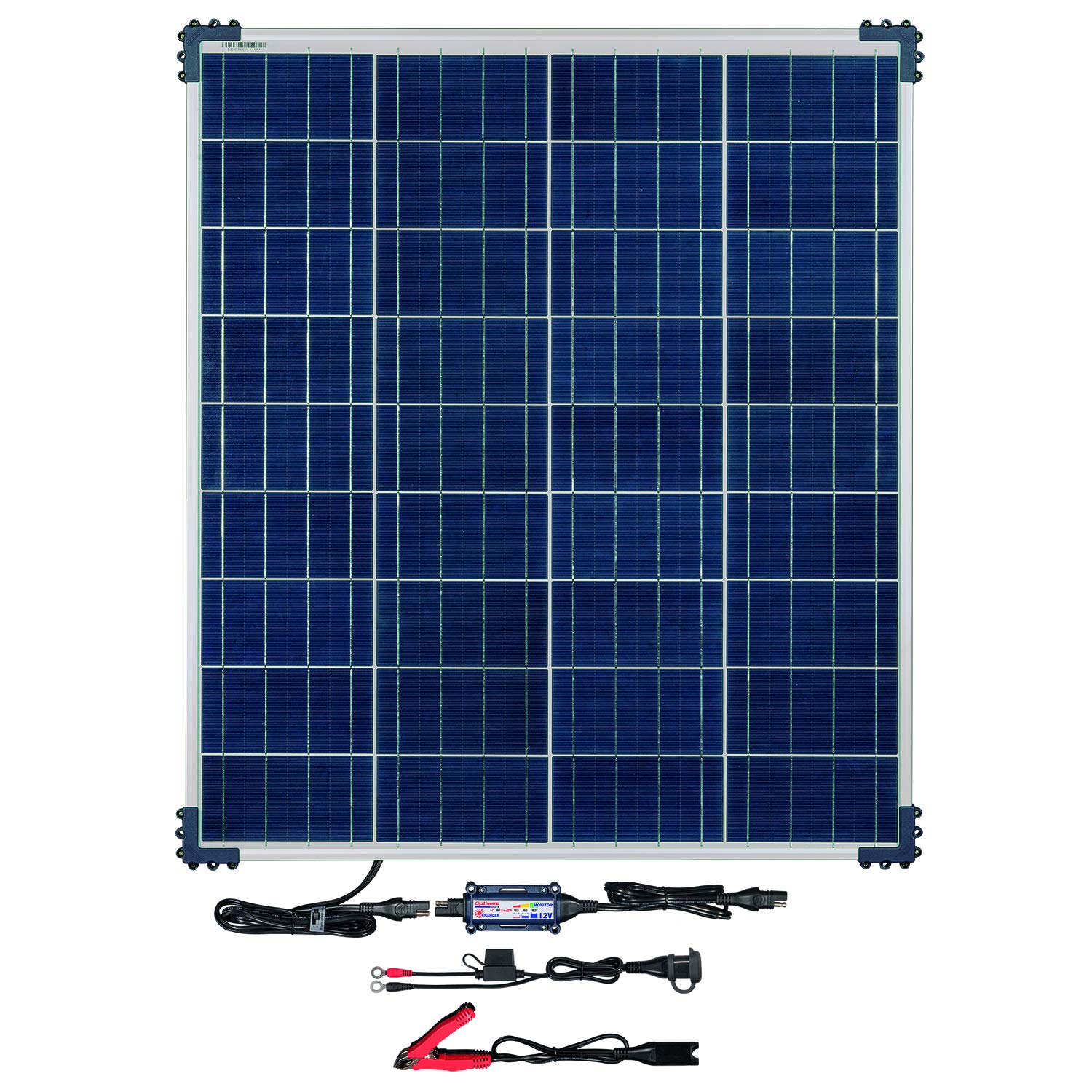 TecMate TM-523-8 OptiMATE 80W, SOLAR 80W, TM523-8, 80W Paneln 6-stufiges batterieschonendes Überwachungssystem Solar ladegerät & wartungsgerät 12V 6,66A für Ihres OFf-Grid Abenteuers von Tecmate