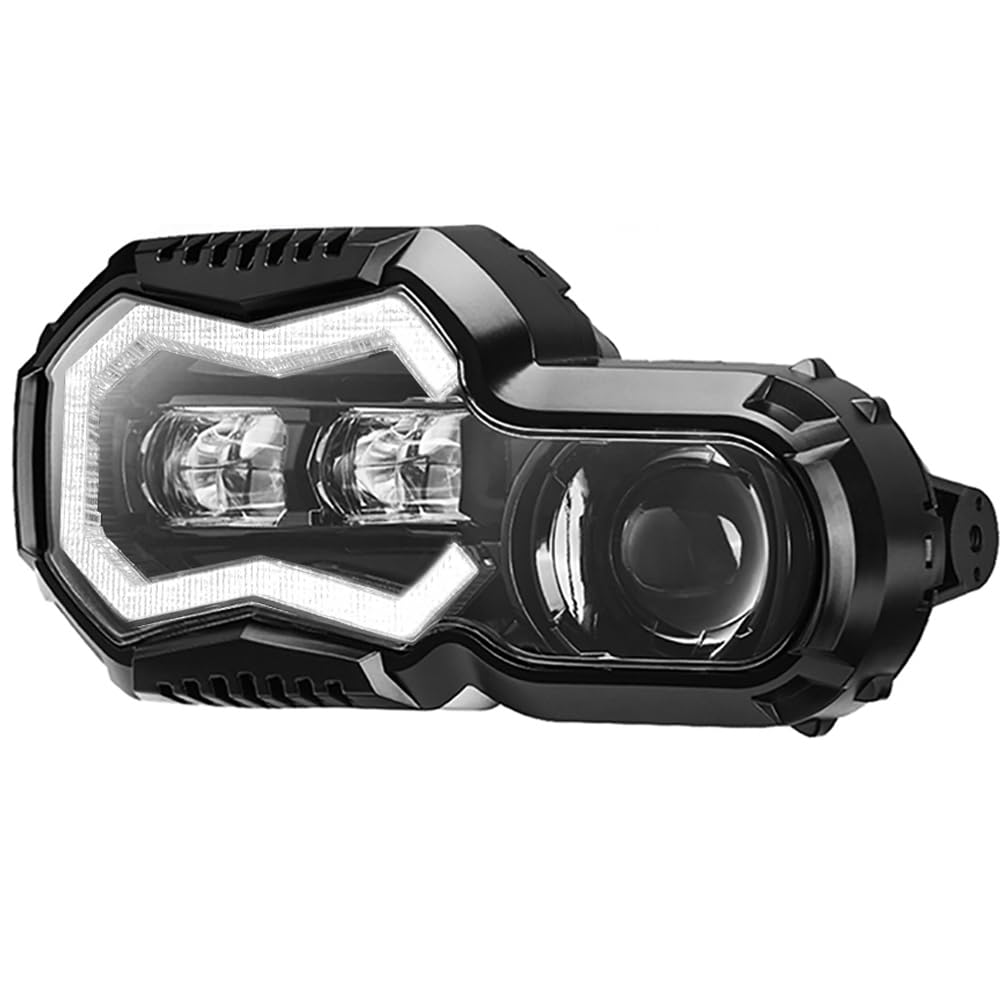 Frontscheinwerfer Motorrad Scheinwerfer Angel Eye E24 MARK Motorrad DRL Scheinwerfer Für BMW F800R (2006-2016) von OQHAIR