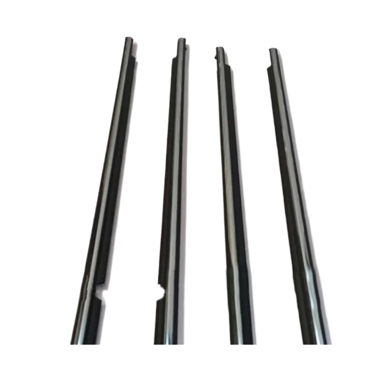 Fenster Türdichtungen Chrom-schwarze Gummidichtung Für Außenfenster Für Land Cruiser Für Prado 120 2003 2004 2005 2006 2007 2008 2009 75711-60061 4 Stück Kantenschutz Autotür(Chrome) von OQRDVVTT