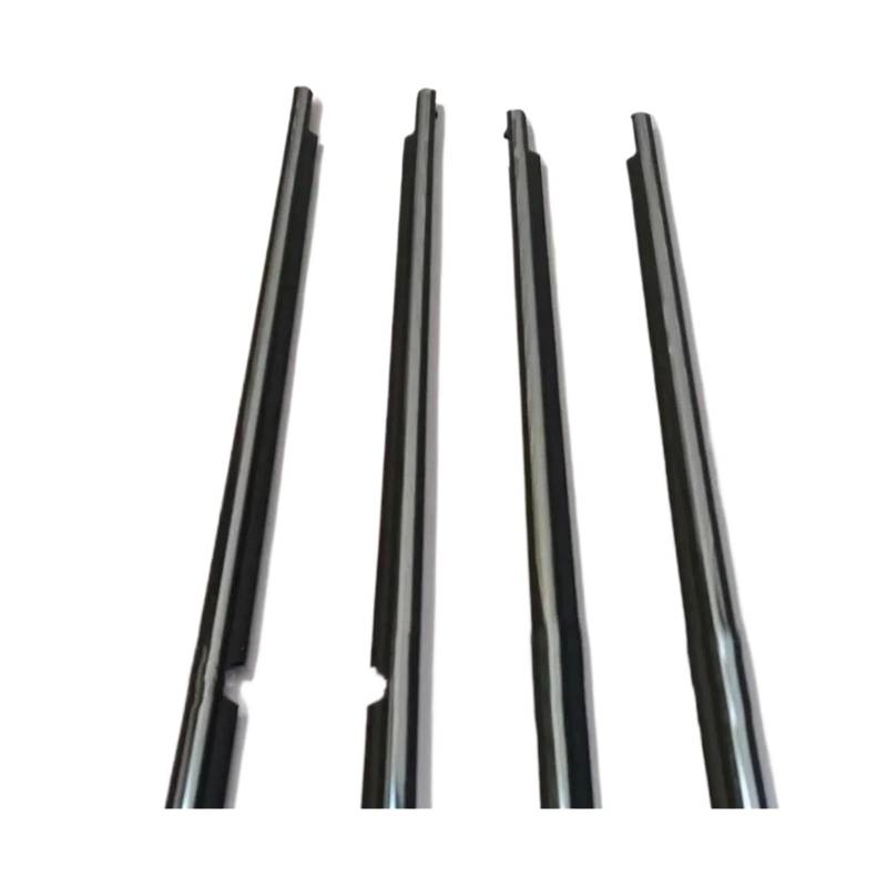Fenster Türdichtungen Chrom-schwarze Gummidichtung Für Außenfenster Für Land Cruiser Für Prado 120 2003 2004 2005 2006 2007 2008 2009 75711-60061 4 Stück Kantenschutz Autotür(Chrome) von OQRDVVTT