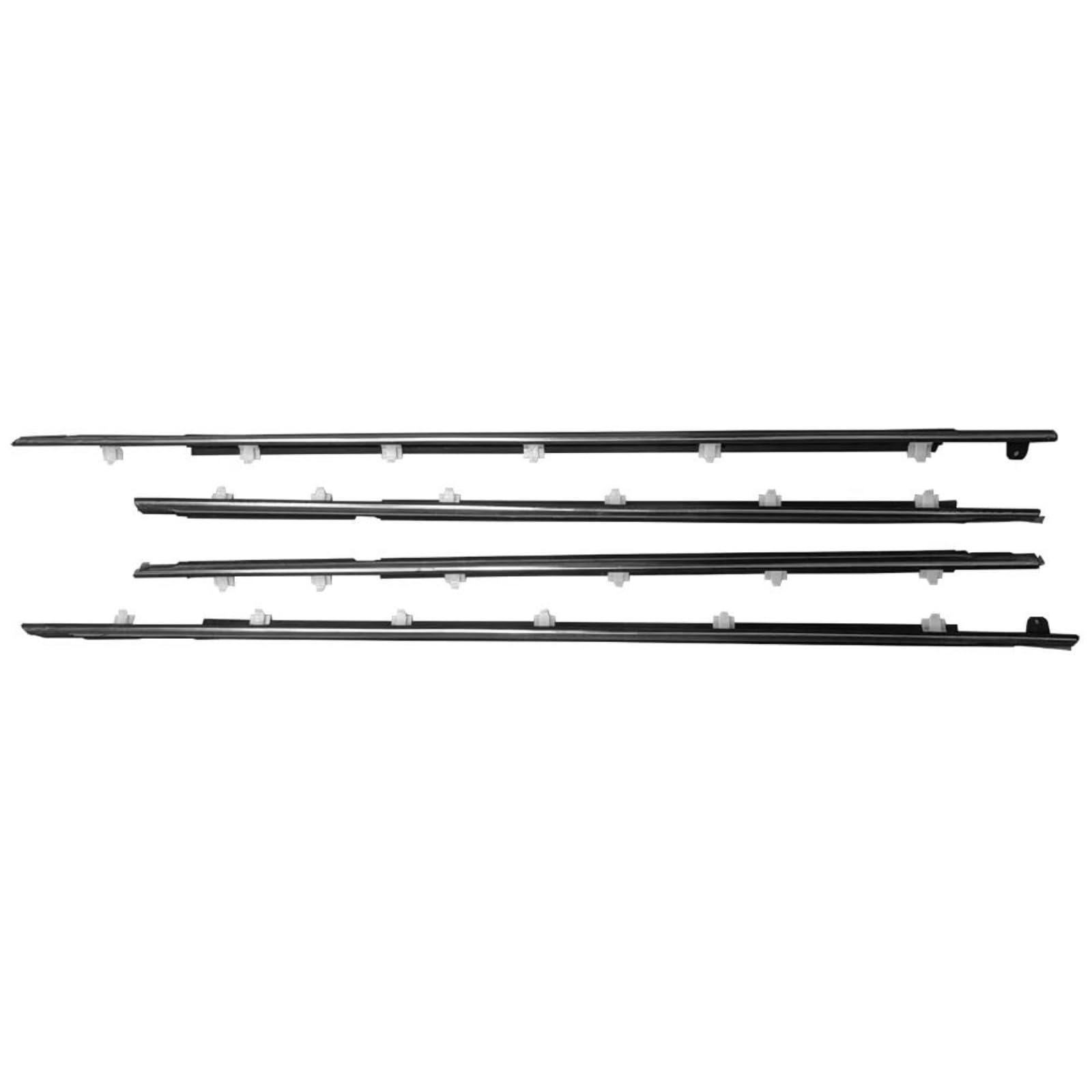 Fenster Türdichtungen Fensterdichtungen Seitentür-Außenleisten Zierleisten Dichtungsband Für Toyota Für Land Cruiser LC80 FZJ80 LX450 1990–1998 75710-60021 Kantenschutz Autotür(Black) von OQRDVVTT