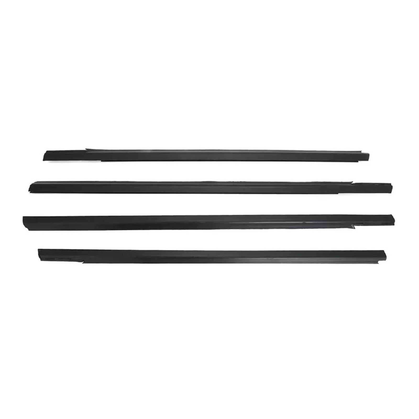 Fenster Türdichtungen Schwarze Chrom-Gummidichtung Für Fensterscheiben Für Citroen Für Elysee 2014 2015 2016 Kantenschutz Autotür(Black) von OQRDVVTT