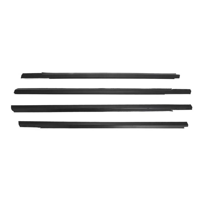 Fenster Türdichtungen Schwarze Chrom-Gummidichtung Für Fensterscheiben Für Citroen Für Elysee 2014 2015 2016 Kantenschutz Autotür(Black) von OQRDVVTT