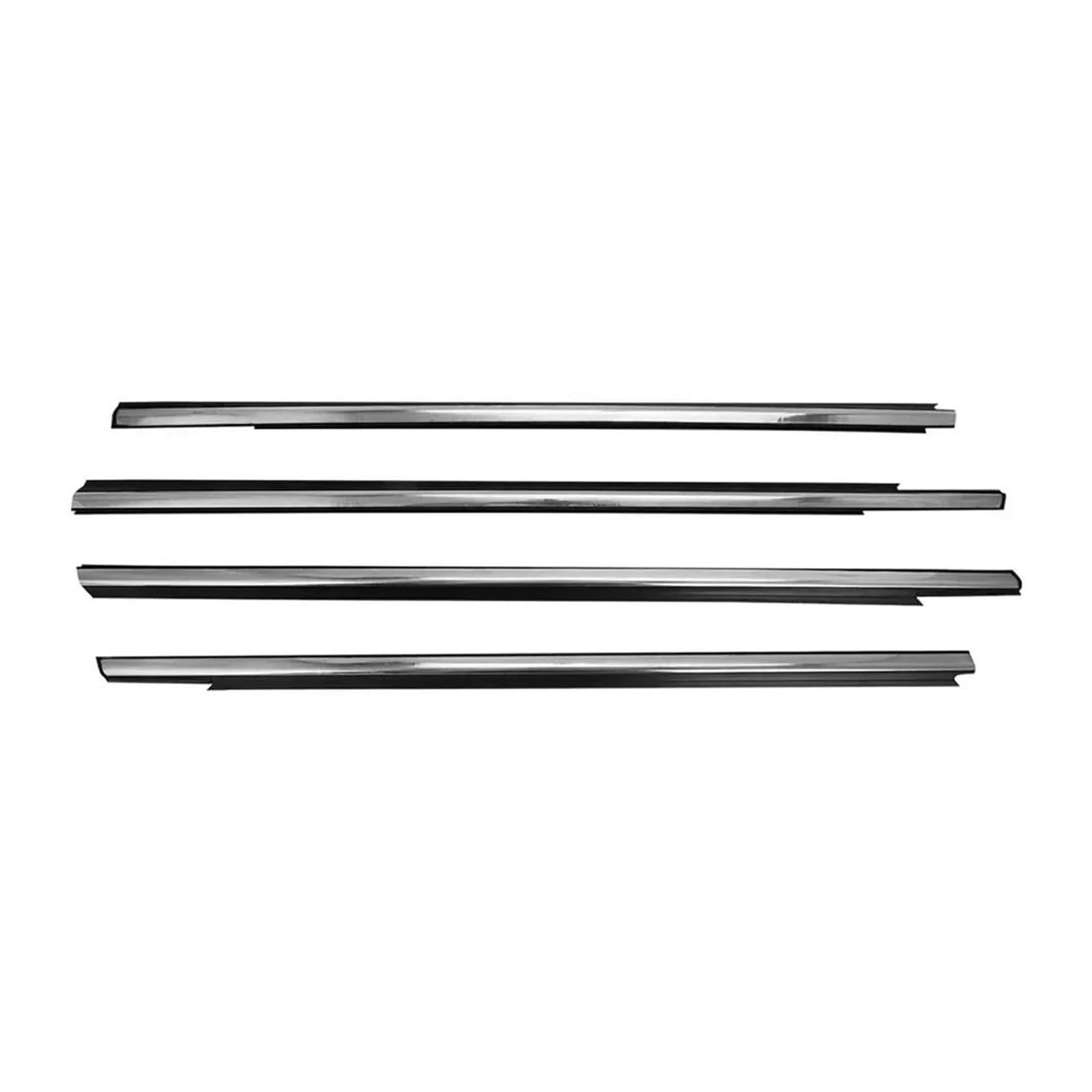 Fenster Türdichtungen Schwarze Chrom-Gummidichtung Für Fensterscheiben Für Citroen Für Elysee 2014 2015 2016 Kantenschutz Autotür(Chrome) von OQRDVVTT