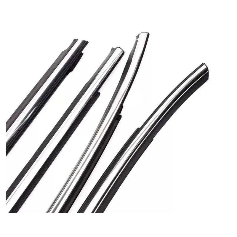 Fenster Türdichtungen Schwarze Oder Verchromte Fensterdichtung Für Hyundai IX35 2010–2015 82210-2S000 Kantenschutz Autotür(Chrome) von OQRDVVTT