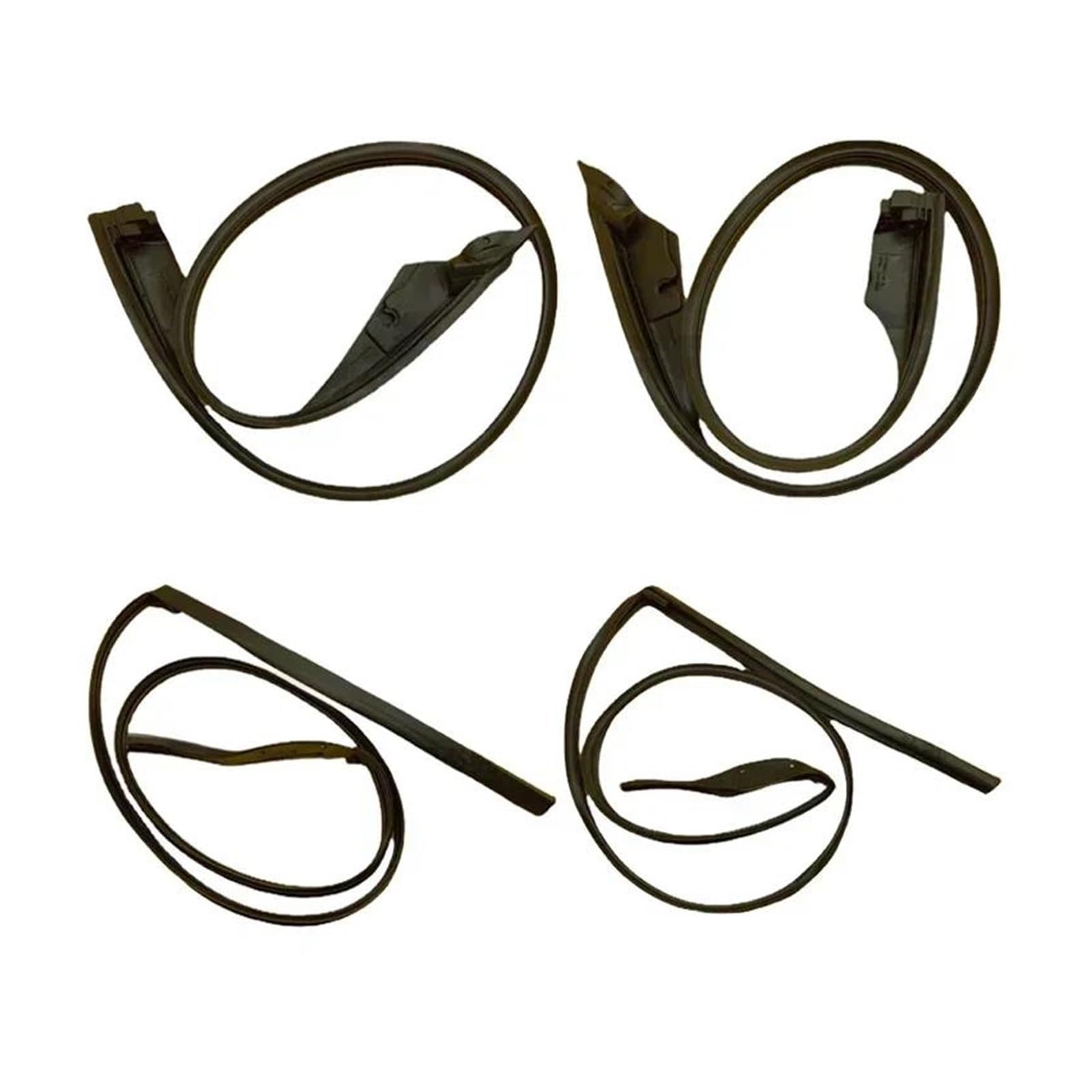 Fenster Türdichtungen Türgummidichtung Vorne/hinten Links/rechts 51337178007 7178007 Für B&MW F01 F02 730i 740i 750i F04 2008–2015 Kantenschutz Autotür(Set) von OQRDVVTT
