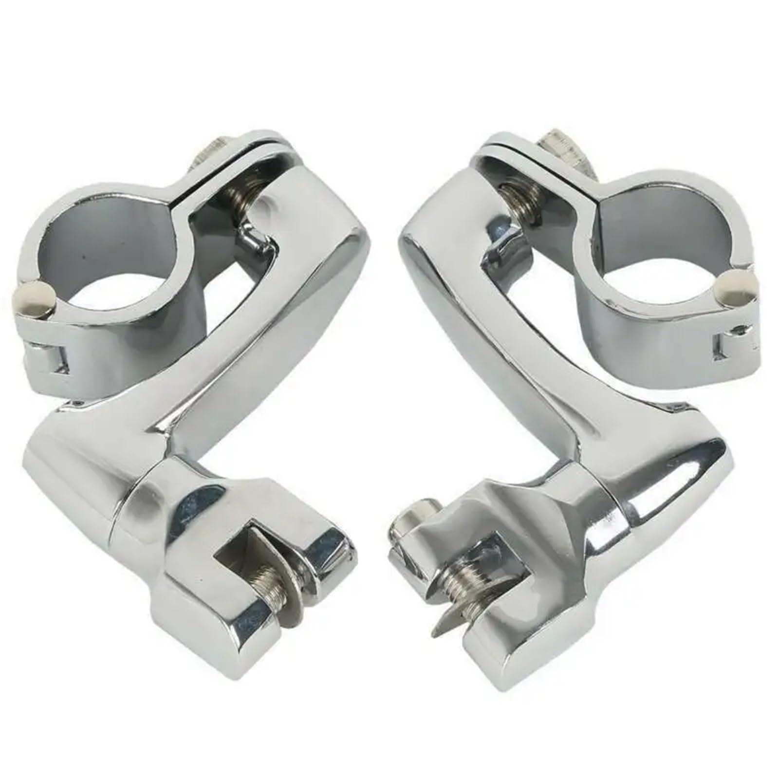 Motorcycle 1.25" Highway Crash Bar Engine Guard Foot Pegs For Harley Street Glide Road King(Mounting Clamp) von ORAMONTEX