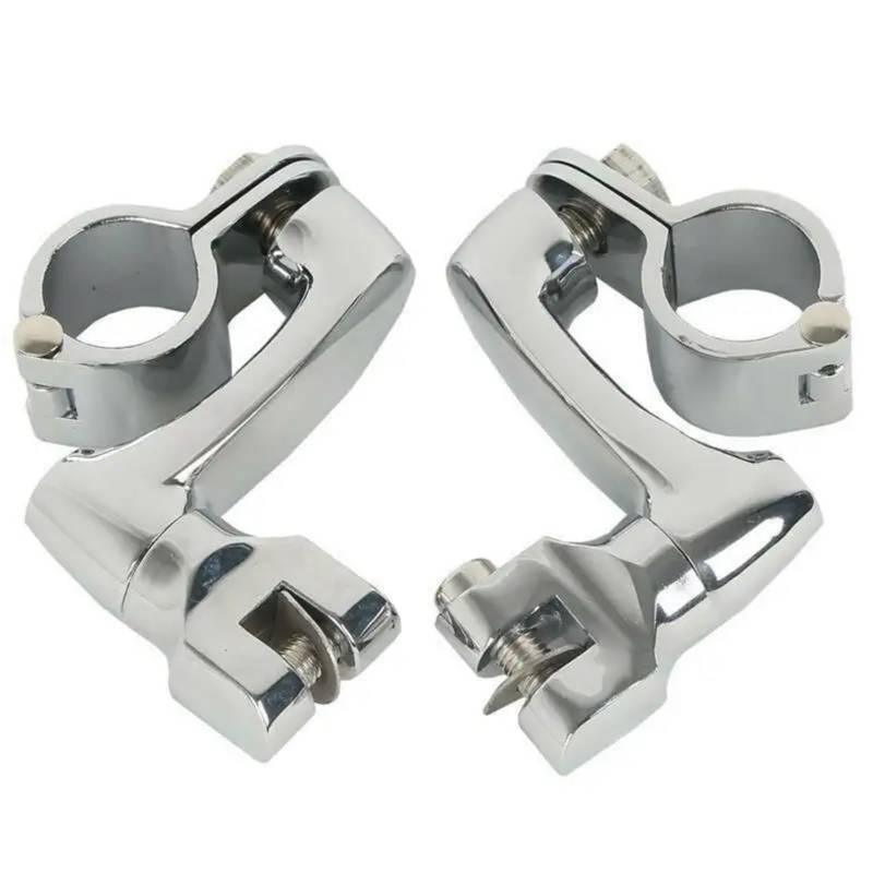Motorcycle 1.25" Highway Crash Bar Engine Guard Foot Pegs For Harley Street Glide Road King(Mounting Clamp) von ORAMONTEX