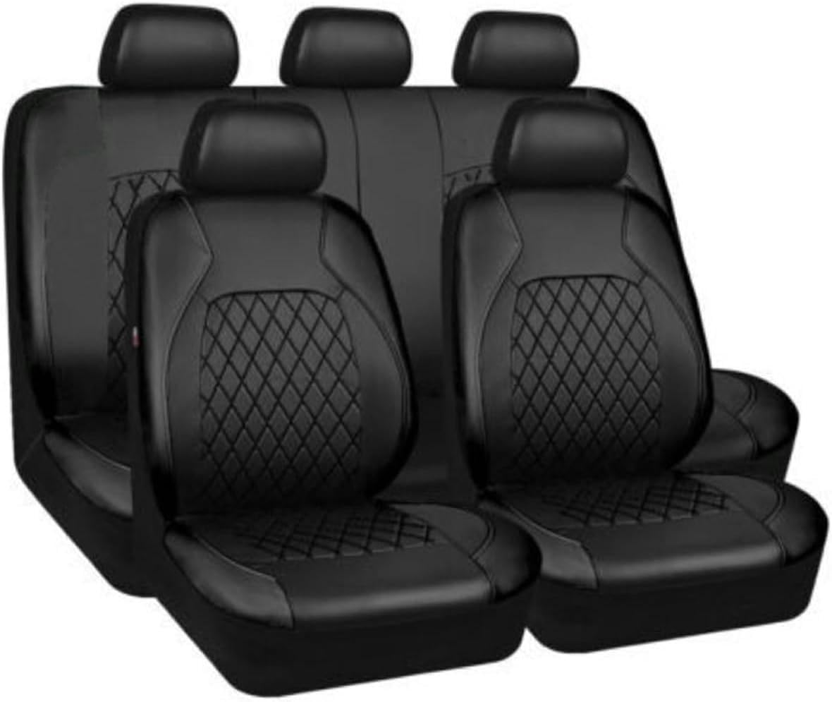 ORAWLE Auto Sitzbezüge Universal Full Set Zubehör für Land Rover Discovery 3 4 5 Auto Zubehör: schwarz von ORAWLE