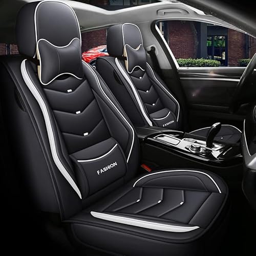 ORAWLE Auto Sitzbezüge Universal Full Set Zubehör für Mercedes-Benz CLA-Klasse CLA 200 X118 CLA 220 X118 CLA 250 Sport C117 Autozubehör: Schwarz Weiß ORAWLE Auto Sitzbezüge Universal Full Set Zubehör für Mercedes-Benz CLA-Klasse CLA 200 X118 CLA 220 X118 CLA 250 Sport C117 Autozubehör: Schwarz Weiß von ORAWLE