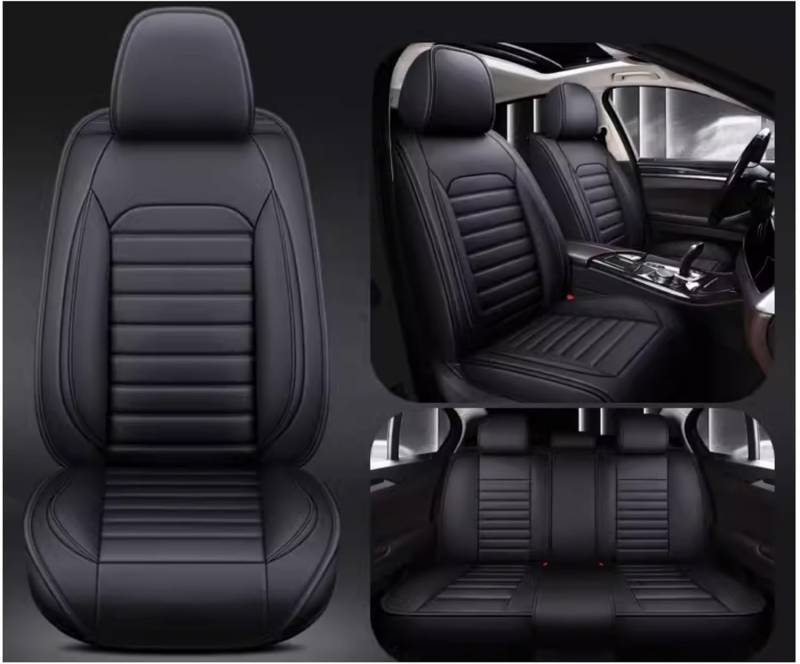 ORAWLE Sitzbezüge Auto Autositzbezüge Universal Set für Land Rover Range Rover Evoque Biography D180(L551) D240(L551) D250(L551) Landmark P200 Auto Zubehör: Schwarz von ORAWLE