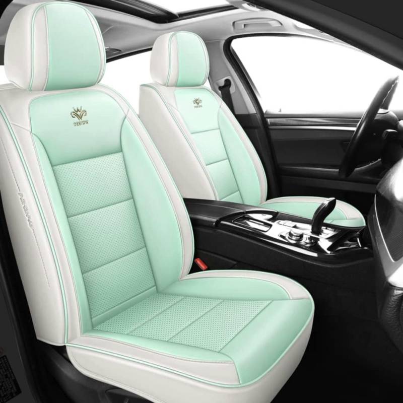 ORAWLE Sitzbezüge Auto Autositzbezüge Universal Set für VW T5 T6 Multivan/MK6 Auto Zubehör: Grün von ORAWLE
