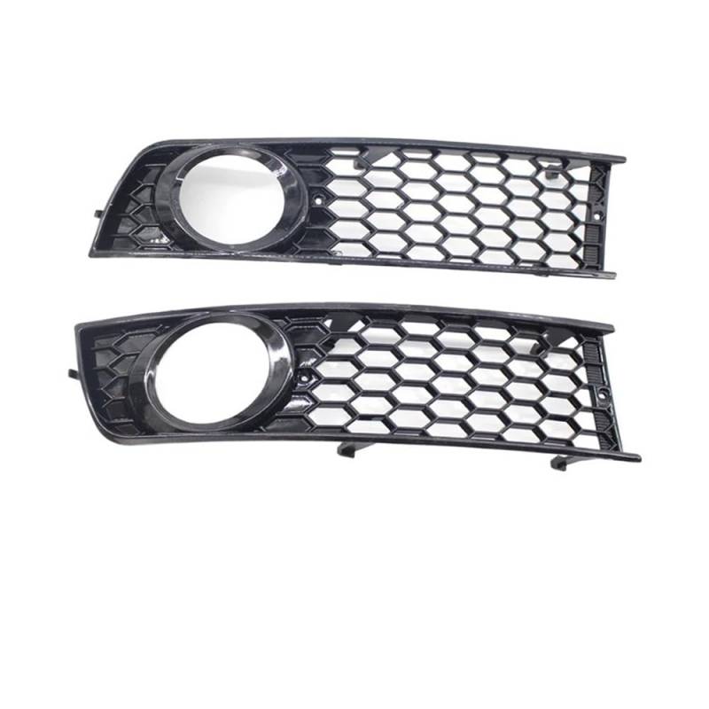 Autoersatz Grilleinsätze 1 Paar Auto Vorderen Stoßfänger Seite Nebel Licht Gitter Grill Mesh Honeycomb Hex Links Rechts FÜR A4 B6 2001-2005 8E0807681 8E0807682 Kühlergrill Doppelsteg von ORBANA