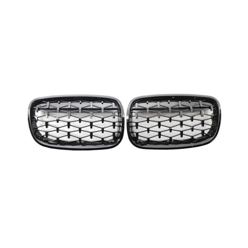 Autoersatz Grilleinsätze 1 Paar Meteor Style Frontstoßstangengrill Ersatz Für E70 E71 E72 X5 X6 2007–2013 Auto-Styling Kühlergrill Doppelsteg von ORBANA