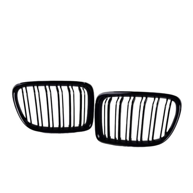 Autoersatz Grilleinsätze 2Pcs Auto Grille Doppel Linie Front Stoßstange Grille Grills Für E84 X1 18i 20i 25i 28i 2009-2015 Auto Zubehör Kühlergrill Doppelsteg von ORBANA