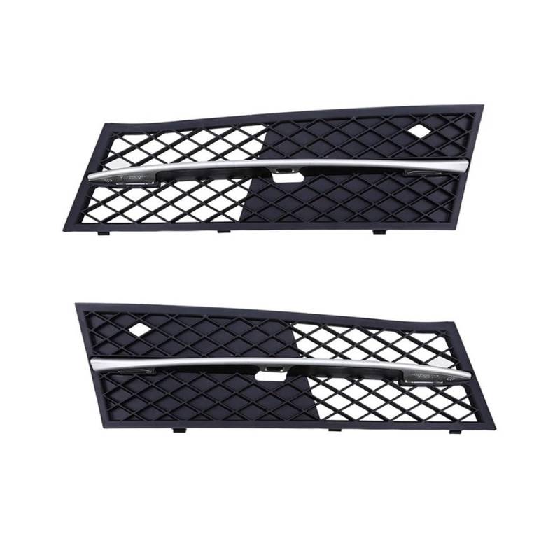 Autoersatz Grilleinsätze Auto Front Lower Bumper Grille Schwarz Nebel Licht Abdeckung Vent Für 5 Serie F10/F18 Limousine/Wagon Pre-Facelift 2011-2013 Front Grill Kühlergrill Doppelsteg von ORBANA