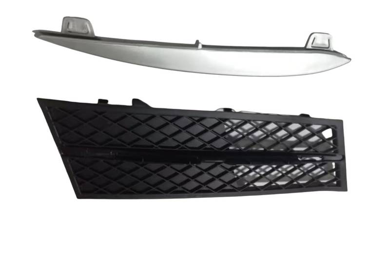 Autoersatz Grilleinsätze Auto Front Lower Bumper Grille Schwarz Nebel Licht Abdeckung Vent Für 5 Serie F10/F18 Limousine/Wagon Pre-Facelift 2011-2013 Front Grill Kühlergrill Doppelsteg von ORBANA