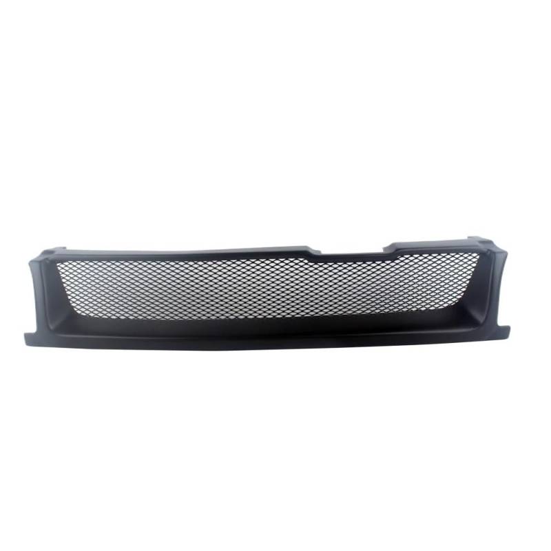 Autoersatz Grilleinsätze Auto-Frontgrill-Mittelstoßstangengrill für P10 1990–1996, Mattschwarz/Kohlefaser, Auto-Frontstoßstangengrill Kühlergrill Doppelsteg von ORBANA