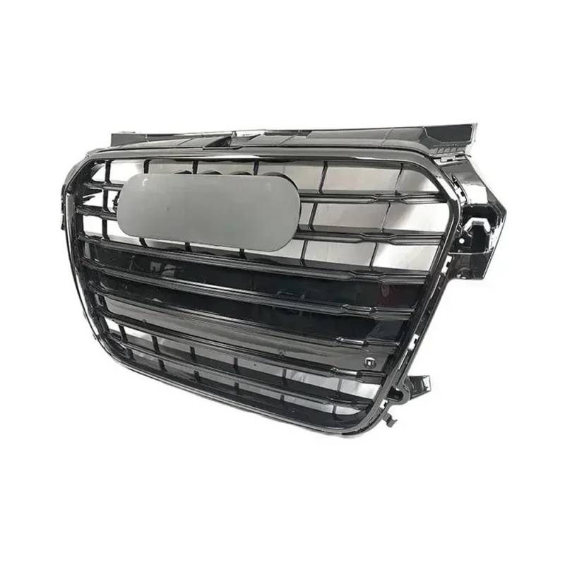 Autoersatz Grilleinsätze Auto Frontstoßstange Grill Schwarz Grill Für A1 Für Rs1 2010-2014 Auto Frontgrill Mesh Trim Abdeckung Kühlergrill Doppelsteg von ORBANA