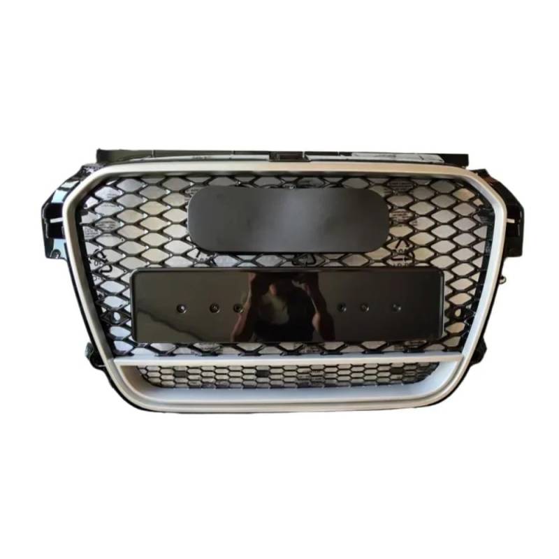Autoersatz Grilleinsätze Auto Frontstoßstange Grill Schwarz Grill Für A1 Für Rs1 2010-2014 Auto Frontgrill Mesh Trim Abdeckung Kühlergrill Doppelsteg von ORBANA