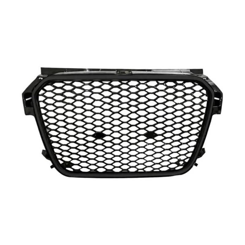 Autoersatz Grilleinsätze Auto Frontstoßstange Grill Schwarz Grill Für A1 Für Rs1 2010-2014 Auto Frontgrill Mesh Trim Abdeckung Kühlergrill Doppelsteg von ORBANA