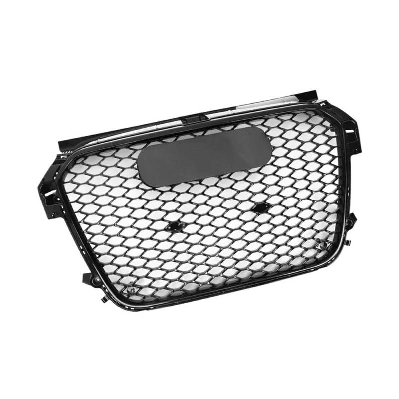Autoersatz Grilleinsätze Auto Frontstoßstange Grill Schwarz Grill Für A1 Für Rs1 2010-2014 Auto Frontgrill Mesh Trim Abdeckung Kühlergrill Doppelsteg von ORBANA