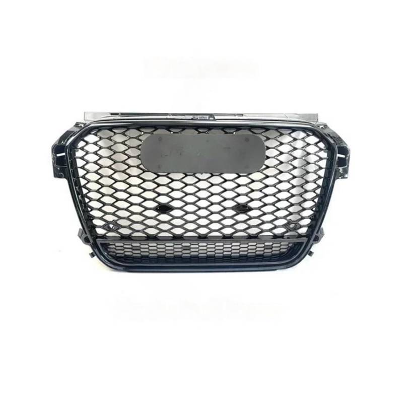 Autoersatz Grilleinsätze Auto Frontstoßstange Grill Schwarz Grill Für A1 Für Rs1 2010-2014 Auto Frontgrill Mesh Trim Abdeckung Kühlergrill Doppelsteg von ORBANA
