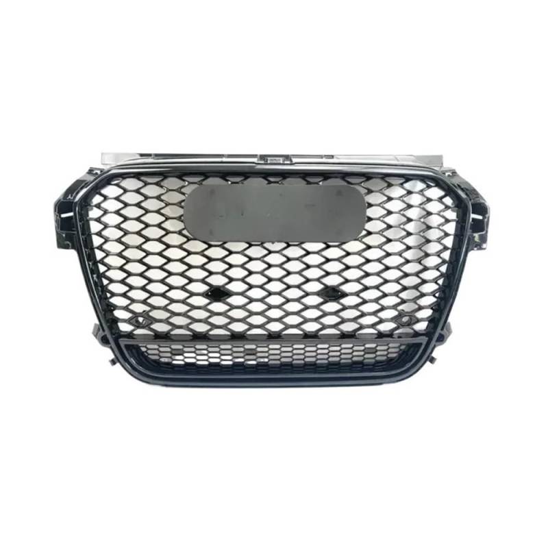 Autoersatz Grilleinsätze Auto Frontstoßstange Grill Schwarz Grill Für A1 Für Rs1 2010-2014 Auto Frontgrill Mesh Trim Abdeckung Kühlergrill Doppelsteg von ORBANA