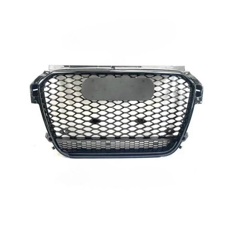 Autoersatz Grilleinsätze Auto Frontstoßstange Grill Schwarz Grill Für A1 Für Rs1 2010-2014 Auto Frontgrill Mesh Trim Abdeckung Kühlergrill Doppelsteg von ORBANA