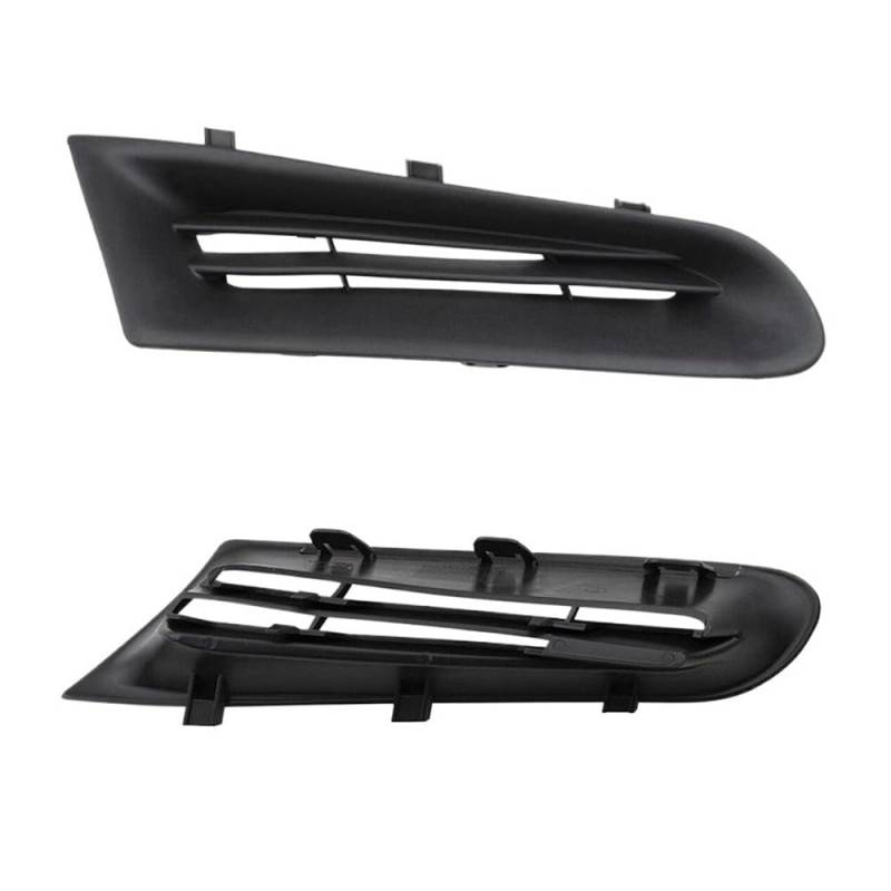 Autoersatz Grilleinsätze Auto-Frontstoßstangengrill Für Clio MK3 2005–2009 Nebelscheinwerfer Offene Entlüftungsgitter Ansaug-Nebelscheinwerfer-Scheinwerferabdeckung 7701208684 Kühlergrill Doppelsteg von ORBANA
