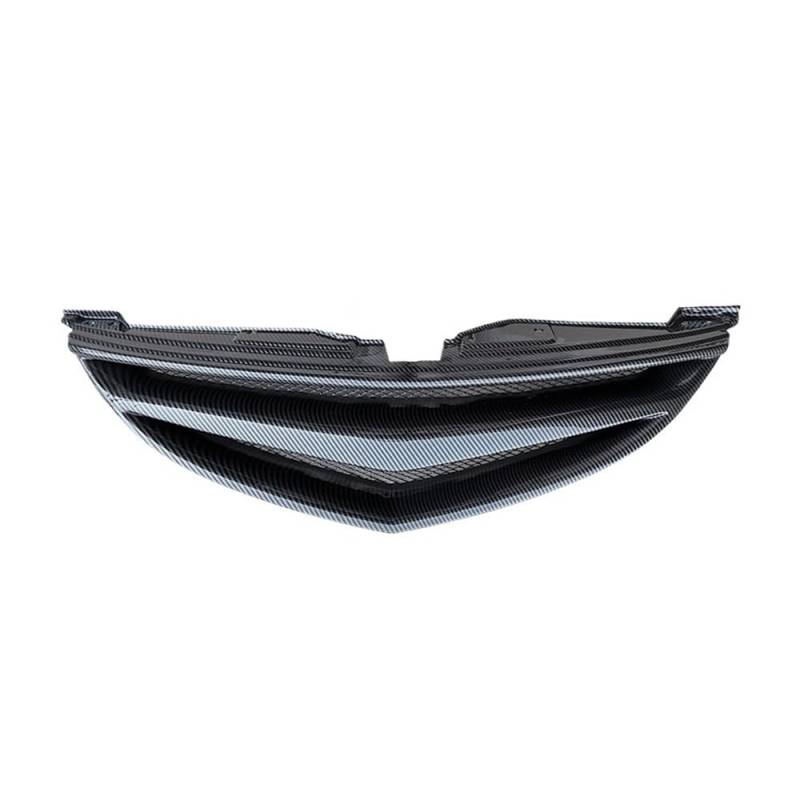 Autoersatz Grilleinsätze Auto Kühlergrill FÜR 6 2009-2013 Carbon Oberfläche Mesh Front Grill Zweite Generation Dekorative Abdeckung Refit Zubehör Kühlergrill Doppelsteg von ORBANA